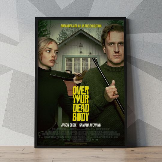 Discover Over Your Dead Body (2026) Movie Poster| Movie Canvas | Wall Art| Poster Unframed| Cover Poster| Canvas Print| Canvas Poster