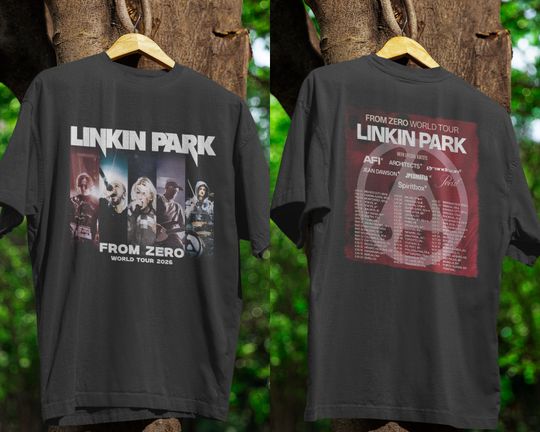 Linkin Park From Zero World Tour 2026 T-Shirt, Vintage Rock Band Tee, Linkin Park Concert Shirt, Alternative Rock Fan Gift