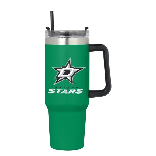 Discover FOCO Dallas Stars NHL 40 oz Tumbler with Handle Sports Water Bottle