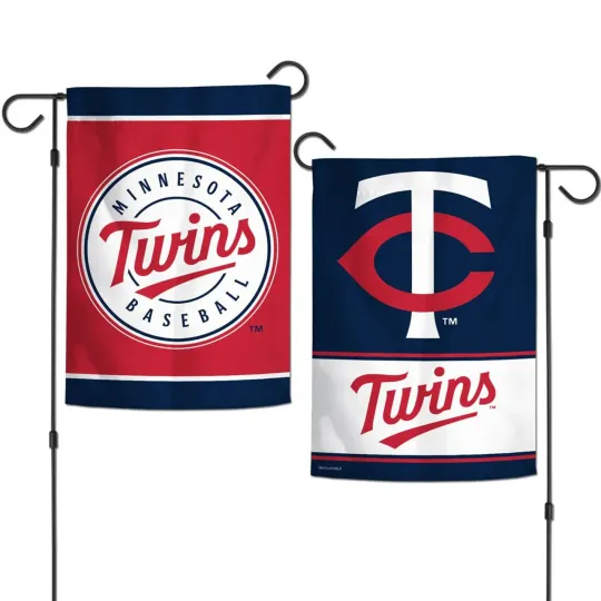 Discover Minnesota Twins Garden Flag Double Sided