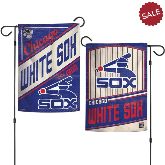 Chicago White Sox Garden Flag Double-Sided Cooperstown