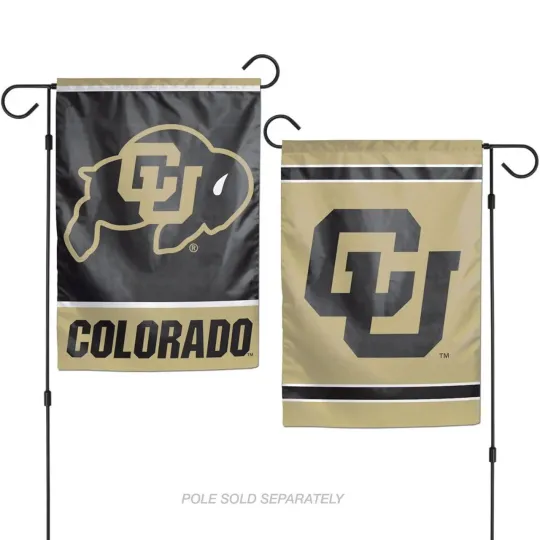 Discover Colorado Buffaloes Garden Flag Double-Sided