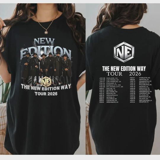 Discover New Edition Way Tour 2026 Shirt, Live Concert Shirt