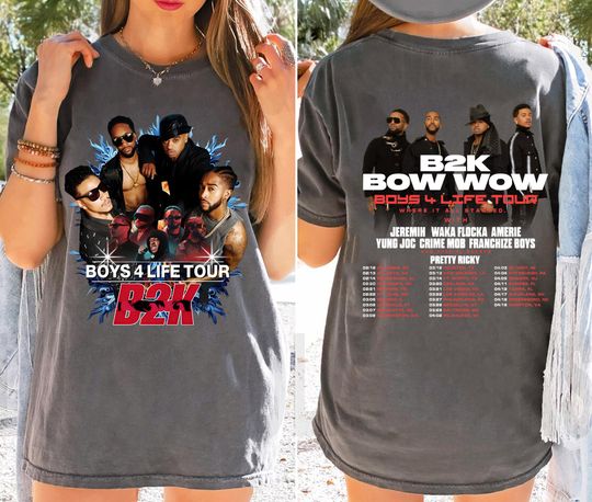 Discover B2K Bow Wow Boys Tour Shirt, Y2K R&B Concert Tee, Hip Hop Graphic