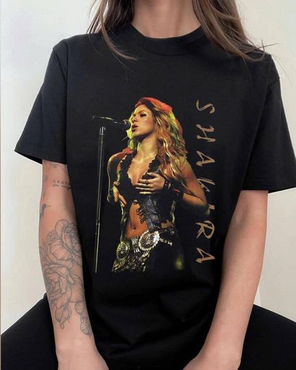 Discover Shakira Tour T-Shirt Unisex Gift for Women and Men