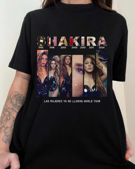 Discover Shakira Concert Tour T-Shirt Unisex