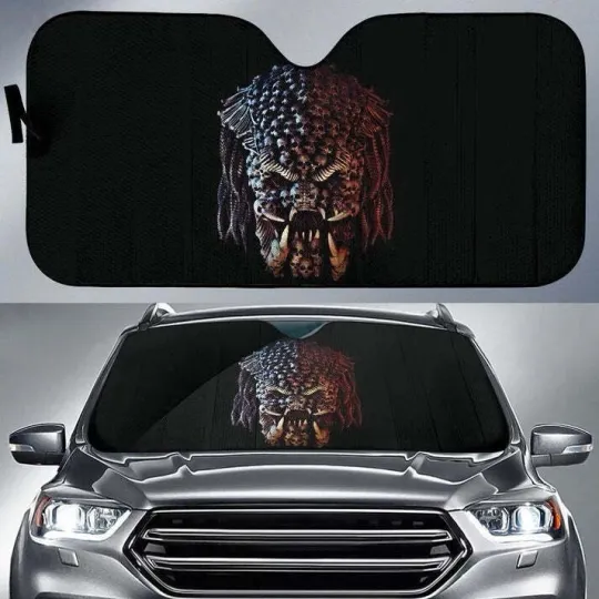Discover Predator Skull Car Sun Shade