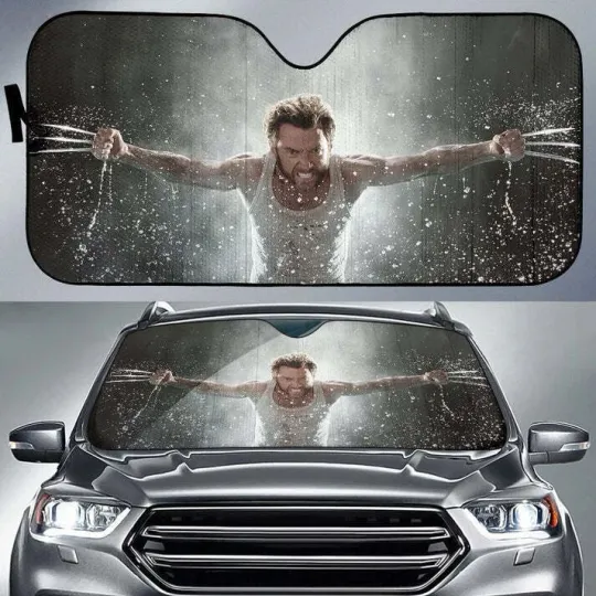 Wolverine Power Car Sun Shade