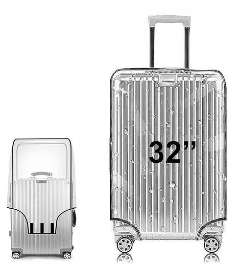 Discover Clear PVC Luggage Cover | Waterproof Suitcase Protector