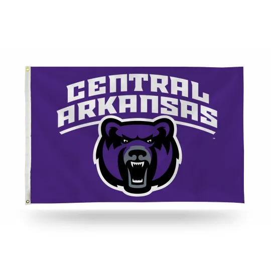 Discover Central Arkansas Bears Purple Team Logo House Flag