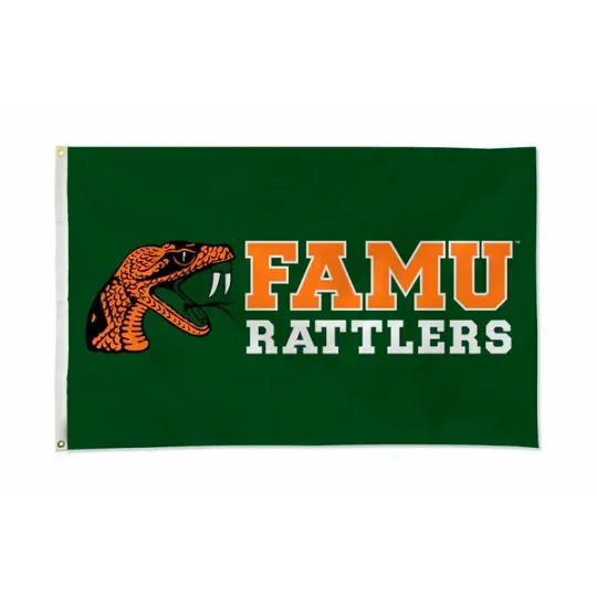 Discover Florida A&M Rattlers House Flag Team Logo Banner