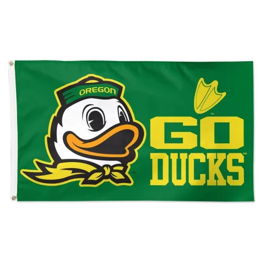 Discover Oreg ducks House Flag Wall Banner