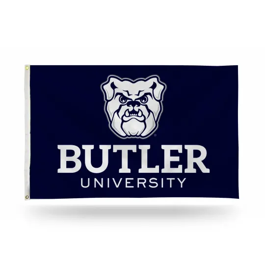 Discover Butler Bulldogs Dark Background Team Logo Flag 3x5 FT Banner