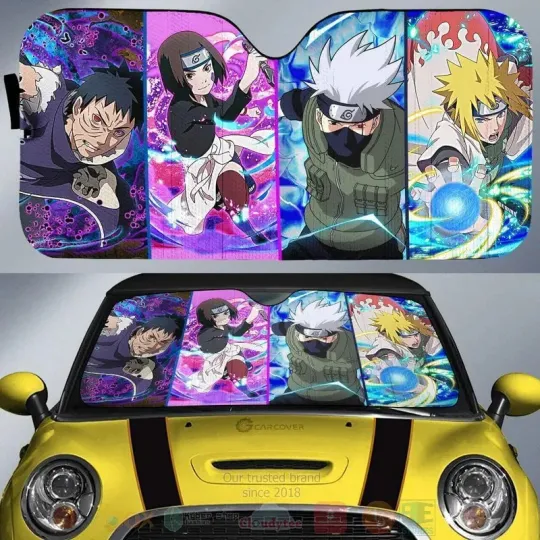 Discover Team Anime Car  Sunshade Amazing Best Gift, Car UV Protector Gift