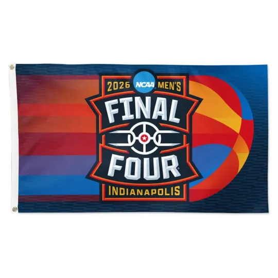 Discover 2026 Final Four Men's Logo College Basketball Flag NCAA House Banner