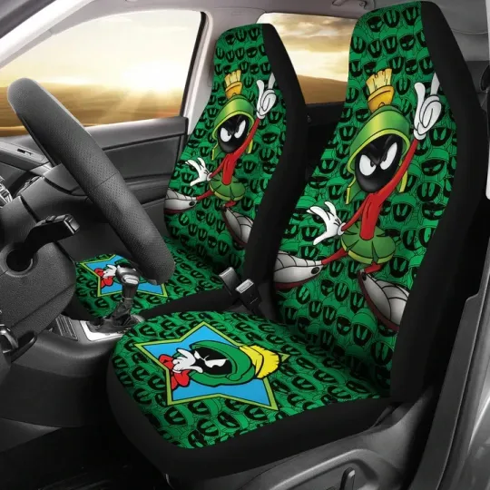 Discover Marvin The Martian Car Seat Covers Custom For Fan