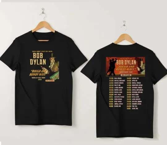 Discover SALE!! Bob Dylan Rough And Rowdy Ways Tour 2026 T-Shirt