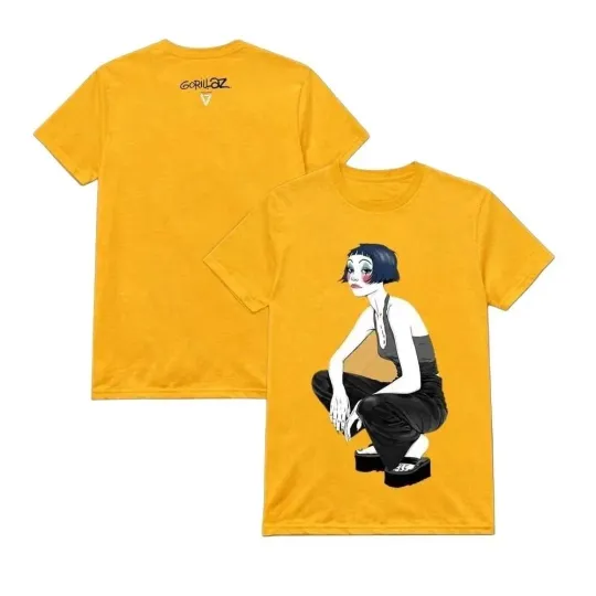 Discover Gorillaz Band The Mountain Tour 2026 Noodle Charactor reprint shirt AN67767