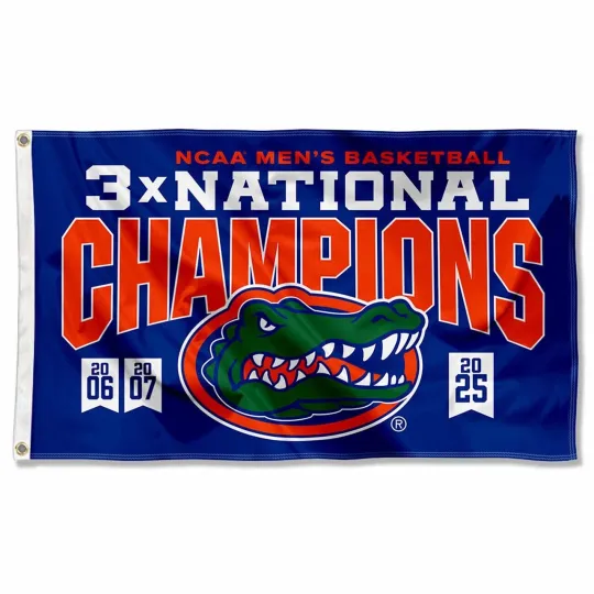 Florida Gators FT College NCAA Banner – Time National Champions