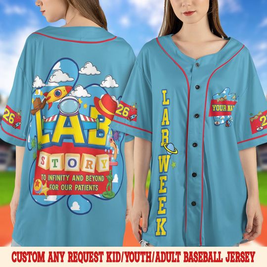 Discover Lab Week 2026 Baseball Jersey/Laboratory Team Medical Lab Tech Shirt/Medical Assistant/Patient Care Tech Lab Week Group Team Shirt OIPI05-1