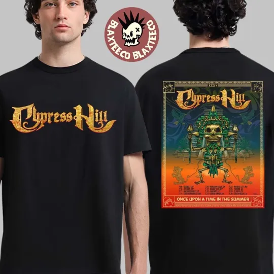 Discover Cypress Hill Once Upon A Time In The Summer Tour 2026 North America T-Shirt