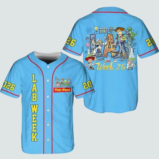 Discover Personalized Lab Week Baseball Jersey, Lab Week 2026 Toy Story Jersey, Funny Lab Tech Shirt, Medical Laboratory Appreciation Shirt