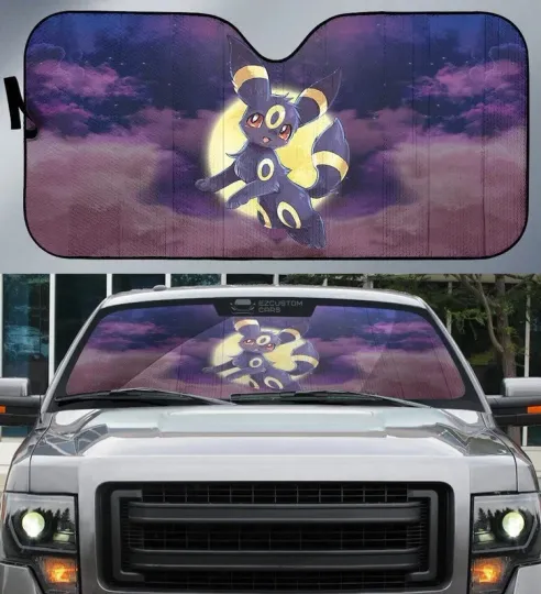 Discover PKM Car Windshield Sun Shade PKM Umbreon