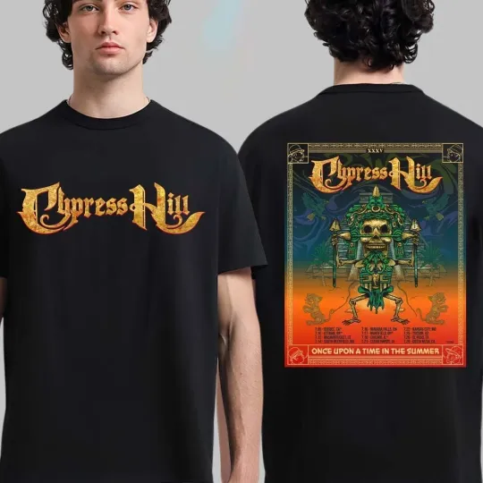 Discover Cypress Hill Once Upon A Time In The Summer Tour 2026 North America T-Shirt