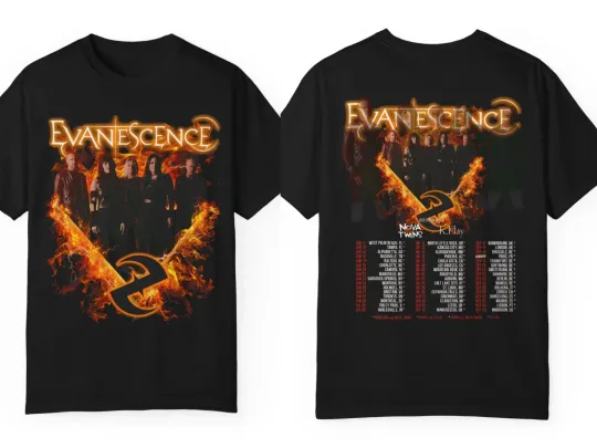 Evanescence Tour 2026 Concert Unisex T-Shirt