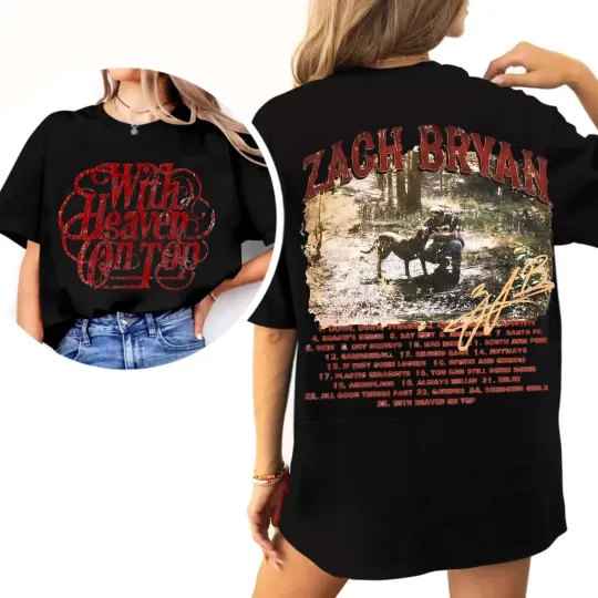 Discover With Heaven on Tour 2026 Vintage Shirt, Merch Country Lover Gift T-Shirt