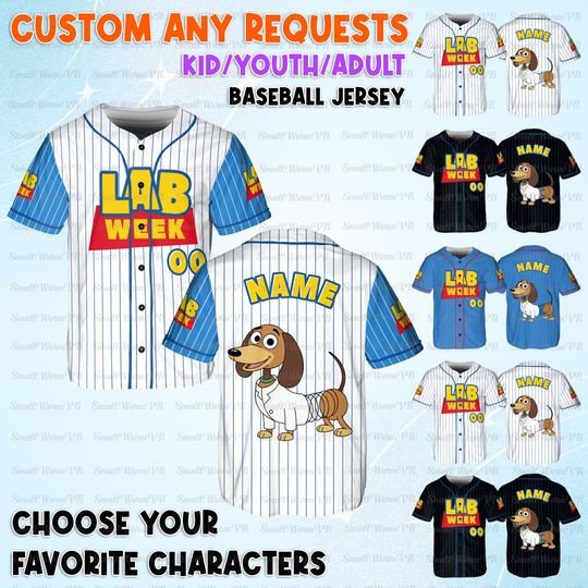 Personalized Slinky Dog Lab Week 2026 Jersey, Toy Story Slinky Medical Tech Jersey, Custom Name Laboratory Gift Shirt, Magic Kingdom Shirt