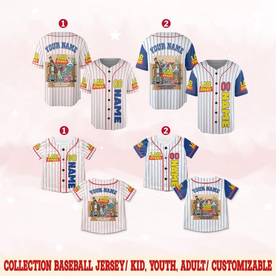 Discover Lab Week 2026 Toy Story Jersey, Funny Lab Tech Baseball Jersey, Medical Laboratory Appreciation, Pixar Inspired Lab Squad Gift SKDNRT16