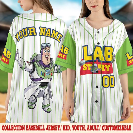Discover Lab Week 2026 Lab Story, Funny Lab Tech Baseball Jersey, Buzz Light Year Lab Medical Laboratory Appreciation Jersey, Lab Squad Gift NHOO15-2