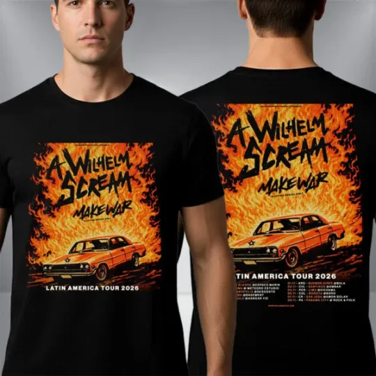 Discover A Wilhelm Scream Latin America Tour 2026 Schedule Tour Dates Unisex T Shirt