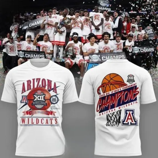 Wildcats Big 12 Tournament 2026 Champs T-Shirt