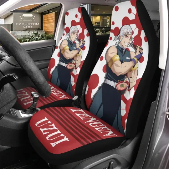 Tengen Uzui Custom Car Seat Covers for demon Set Of 2 Car Accessories