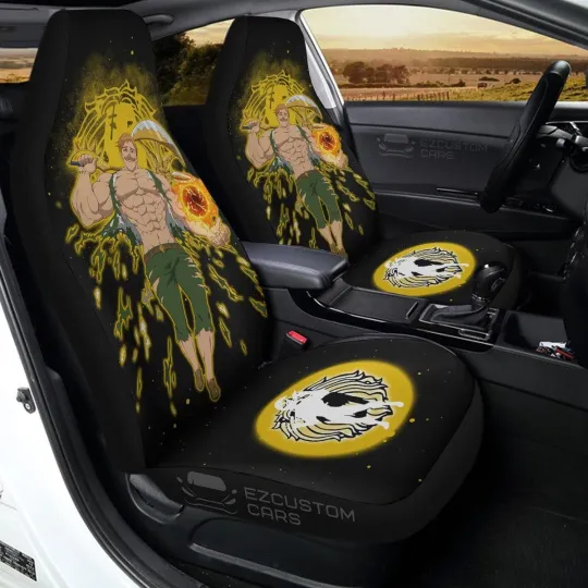 Escanor Raion Shin 7 Deadly Sins Car Seat Covers - Anime Inspired