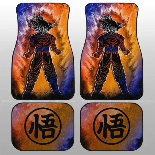 Discover Goku Car Floor Mats Custom Anime Car Accessories