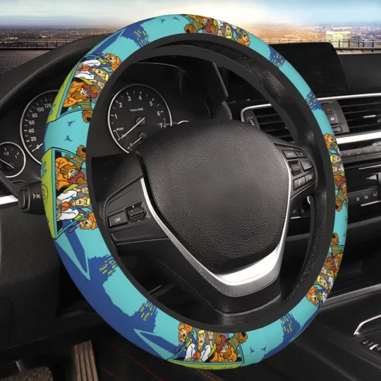 Discover Saiise Scooby-Doo Print Steering Wheel Covers for Car, Truck and SUV