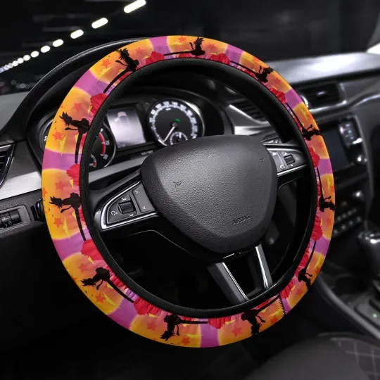 Discover Dragon Ball Goku Premium Steering Wheel Cover for Cars 7230