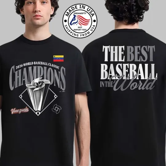 Discover Team Venezuela Baseball 2026 World Baseball Classic Champions The Best T-Shirt