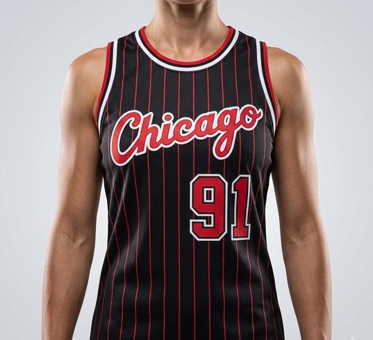 Discover 90s Basketball Fan Jersey Tank  Mens 91 Embroidered Sleeveless Sports Shirt, Vintage Style Athletic Training Uniform