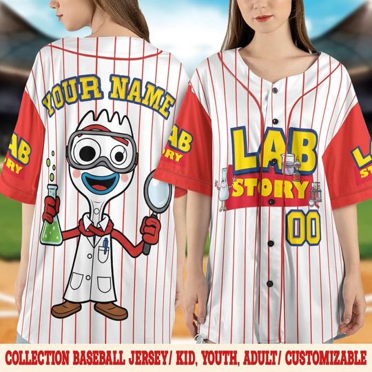 Lab Week 2026 Toy Story Jersey, Funny Olaf Lab Tech Baseball Jersey, Medical Laboratory Jersey, Pixar Inspired Lab Squad Gift NHOO15-4