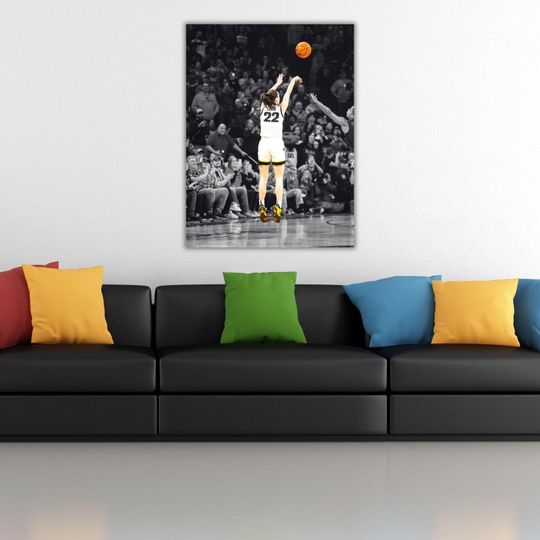 Caitlin Clark Poster Woman Wall Print Iowa Indiana Fever Women's Basketball Poster