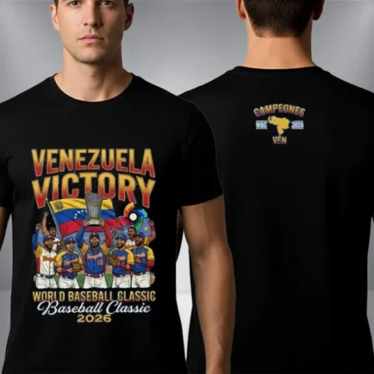 Discover Venezuela Victory Champions Tee 2026 World Baseball Classic Unisex T Shirt