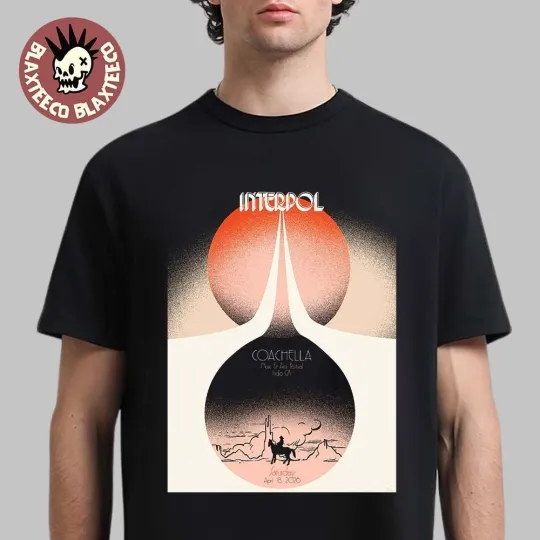 Discover Interpol Coachellla Night 2 Event Poster T-Shirt