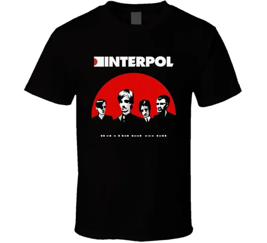 Discover INTERPOL Logo T-Shirt for Men and Women