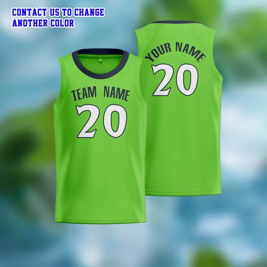 Discover Custom Basketball Jersey Personalized Uniform Team Name Number Logo Minnesota Shirt
