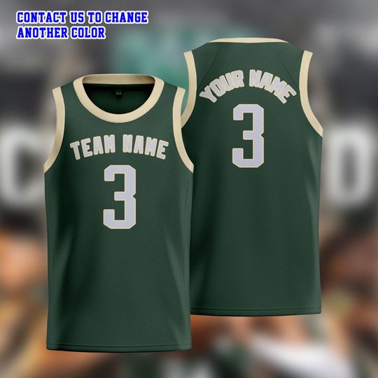 Discover Custom Basketball Jersey Personalized Uniform Team Name Number Logo Milwaukee Shirt