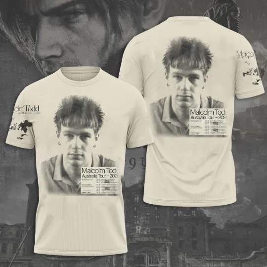 MALCOLM TODD Handsome Tours Australia T Shirt 3D